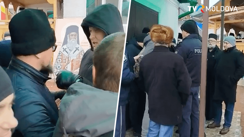 Îmbrânceli la biserica din Dereneu. Aderenții Mitropoliei Moldovei sfidează o hotărâre irevocabilă conform căreia titularul de drept al locașului este Comunitatea „Adormirea Maicii Domnului”, parte a Mitropoliei Basarabiei.