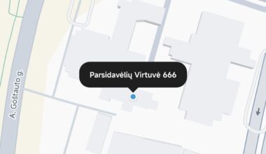 Seimo pavadinimas per Wolt programėlę