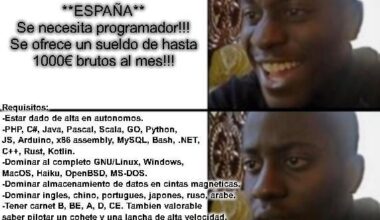 Mercado laboral y estas cosas