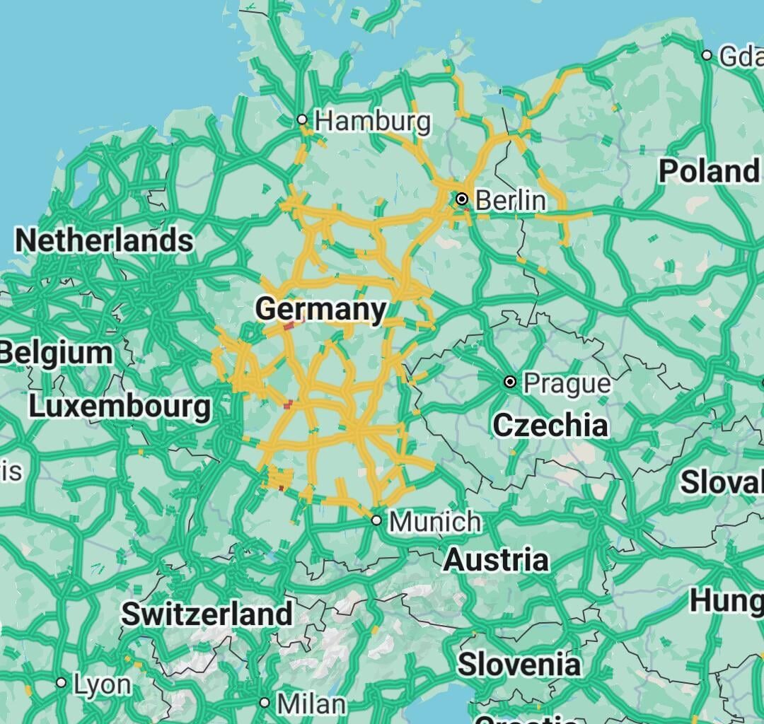 Why is Traffic so bad in Germany?