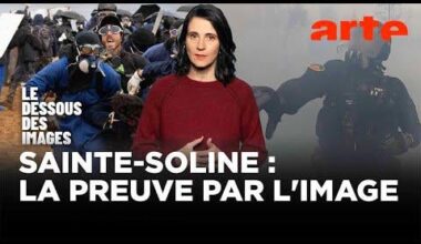 Sainte-Soline : ce que révèlent les bodycams des gendarmes - Le dessous des images - ARTE