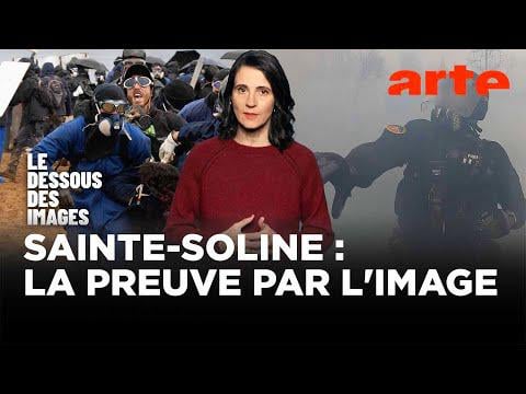 Sainte-Soline : ce que révèlent les bodycams des gendarmes - Le dessous des images - ARTE