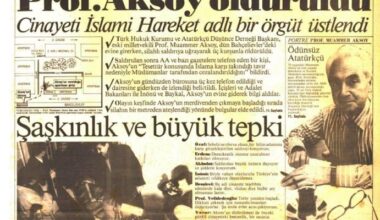 Türk Hukuk Kurumu başkanı ve Atatürkçü Düşünce Derneği kurucu başkanı Prof. Dr. Muammer Aksoy, 36 yıl önce bugün "İslami Hareket" adlı irticai örgüt tarafından katledildi.