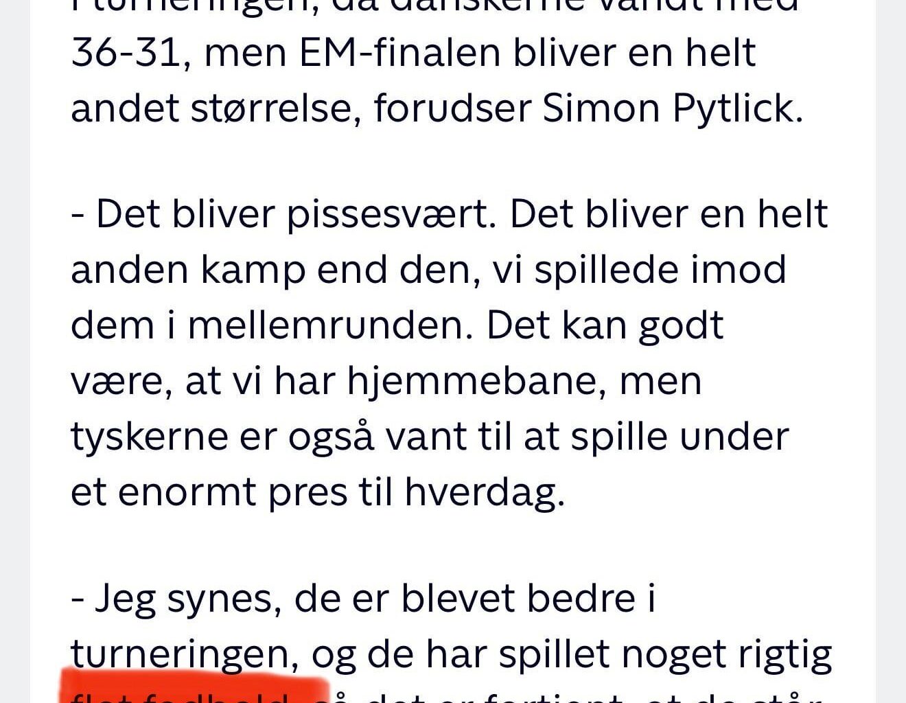 Tyskerne spiller et helt andet spil