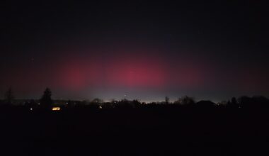 Northern lights over Munich