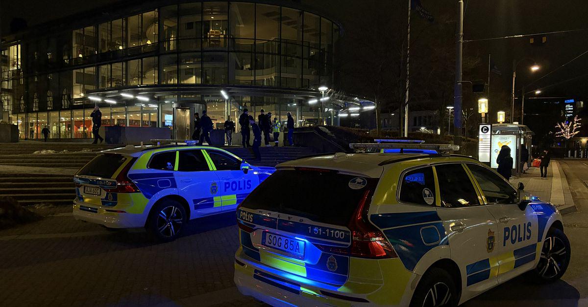 Stort polispådrag vid Göteborgs universitet