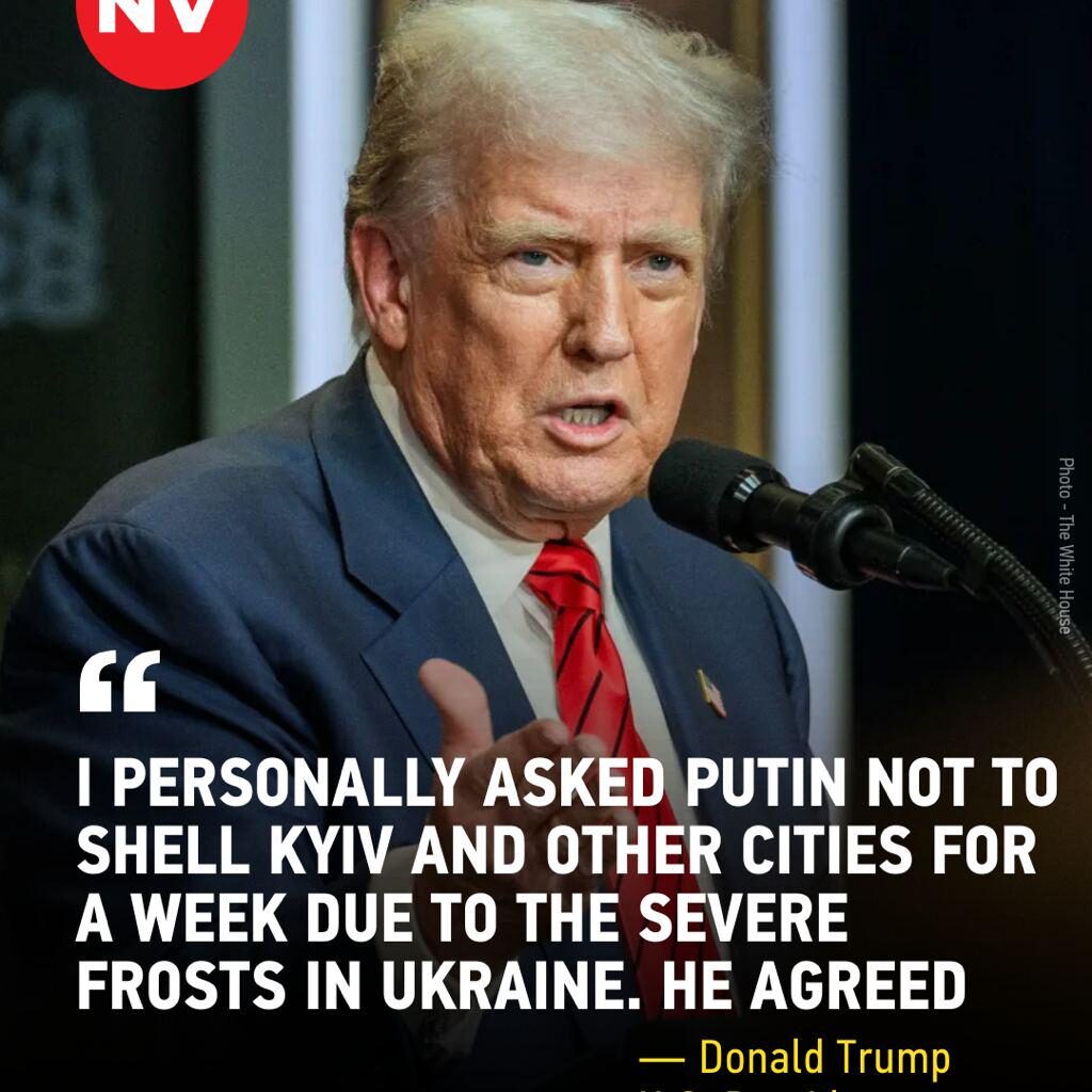 ❗️Trump claims Putin agreed not to strike Kyiv, other Ukrainian cities "for a week"