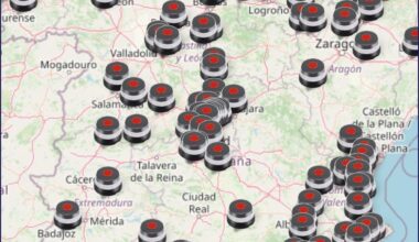 Así está el despliegue de balizas conectadas en la península ahora mismo