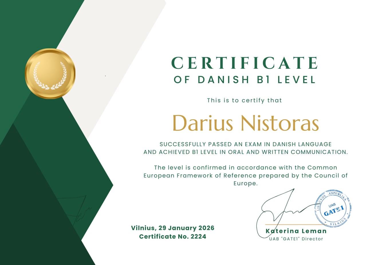 2,5 half year of learning. Happy it paid off! I am from Lithuania, by the way