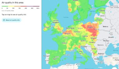 What’s going on with the air quality in Belgium???