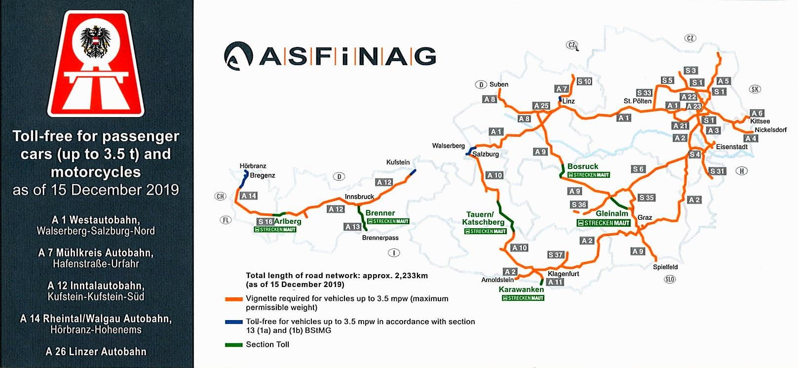 Ali res rabim vinjeto za AC relacijo Maribor - Gradec?