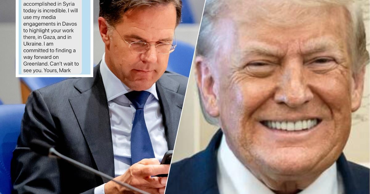 Trump deelt opnieuw persoonlijk bericht van Rutte: ‘Donald, wat jij hebt bereikt is ongelooflijk. Yours, Mark’