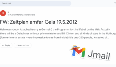 Wenn man in Epsteins E-Mails nach "Austria" sucht ...