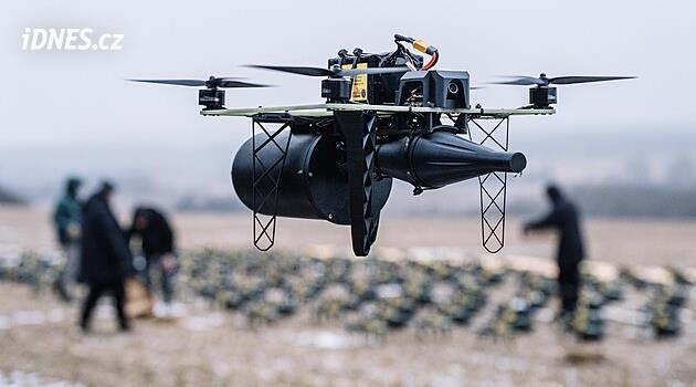Ukořistili ruský dron, v Česku ho okopírovali. A zrodil se létající Jan Žižka