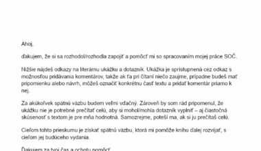 Čitateľská štúdia úryvku z mojej knihy (Štúdia literárneho písania a jeho vplyvu na duševné zdravie) (18+)