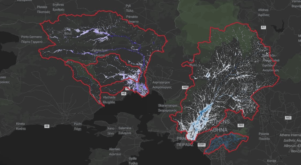 Στα συρτάρια πλατφόρμα του Αστεροσκοπείου που ανιχνεύει τις επικίνδυνες περιοχές για πλημμύρες