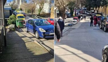 Klinički bolnički centar Rijeka - bolnica bez reda izvana: automobili vladaju, pješaci se snalaze kako znaju