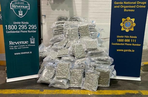 Gardaí and Customs seize €10m worth of cannabis in County Louth operation