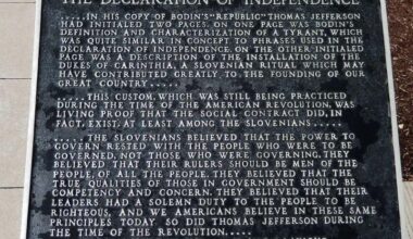 Slovenci. Thomas Jefferson in deklaracija neodvisnosti ZDA