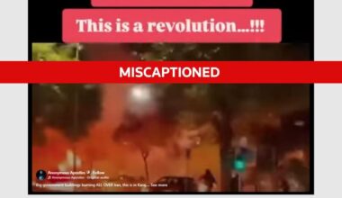 Fact Check: Video of unrest in Greek city miscaptioned as Iran protests (Reuters)