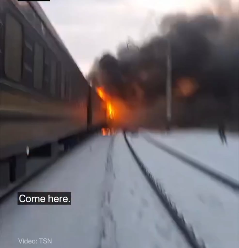 Russia struck a civilian passenger train in Ukraine’s Kharkiv region, killing five people. There were 291 passengers on board.