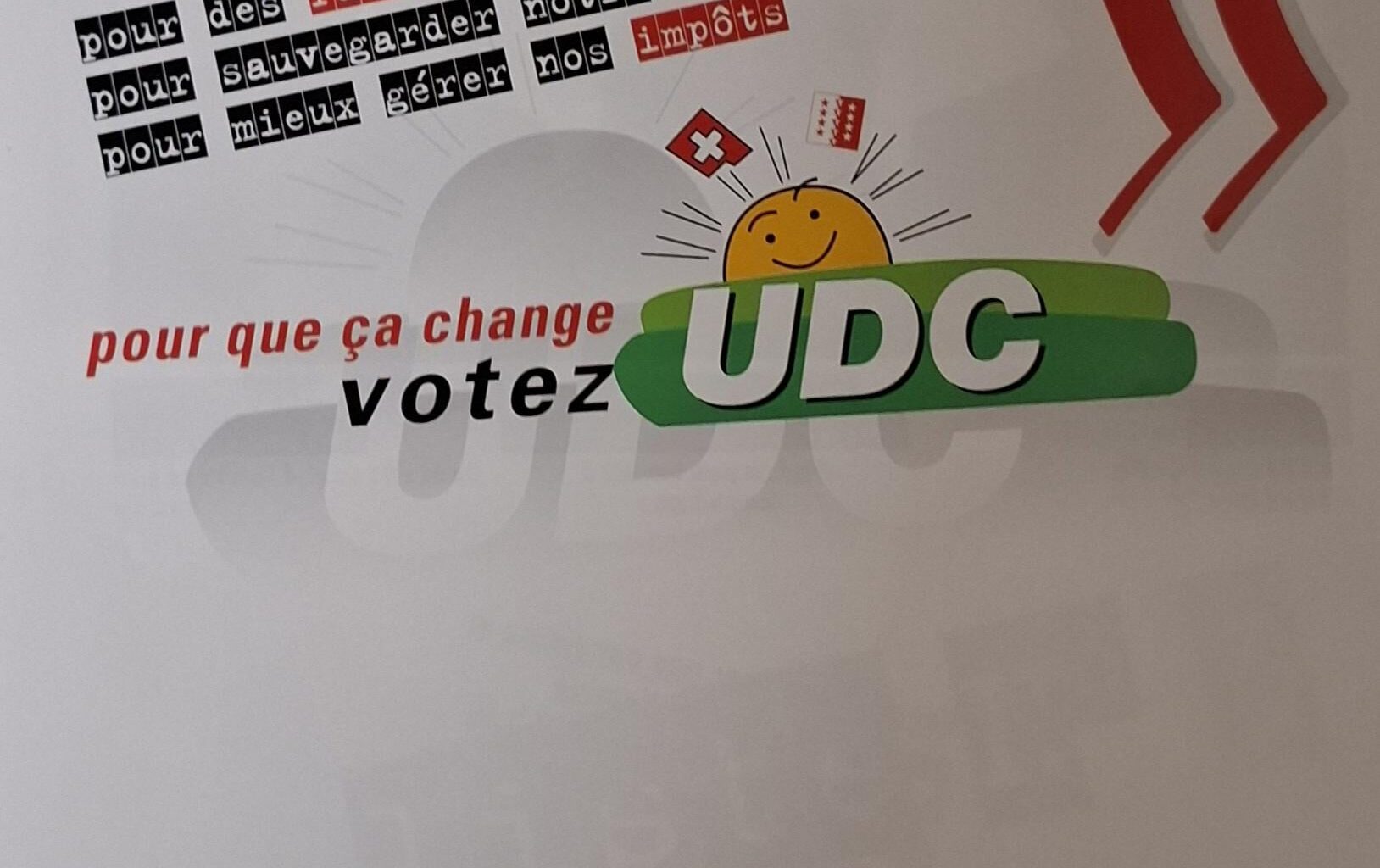 2005 UDC electoral campaign in Valais, found the flyer in an old unused letter box