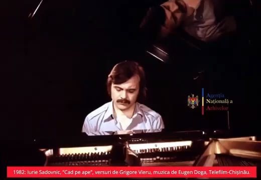 Iurie Sadovnic, ”Cad pe ape”, versuri de Grigore Vieru, muzica de Eugen Doga, o producție Telefilm-Chișinău (1982)