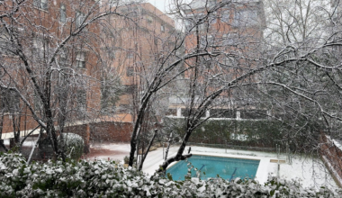 ¡¡¡Qué nieve en Madrid!!!