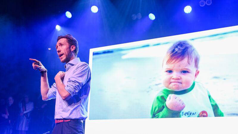 Gotta say, using the 'Success Kid' meme in the year 2026 is a great way to immediately outdate your "new" political party