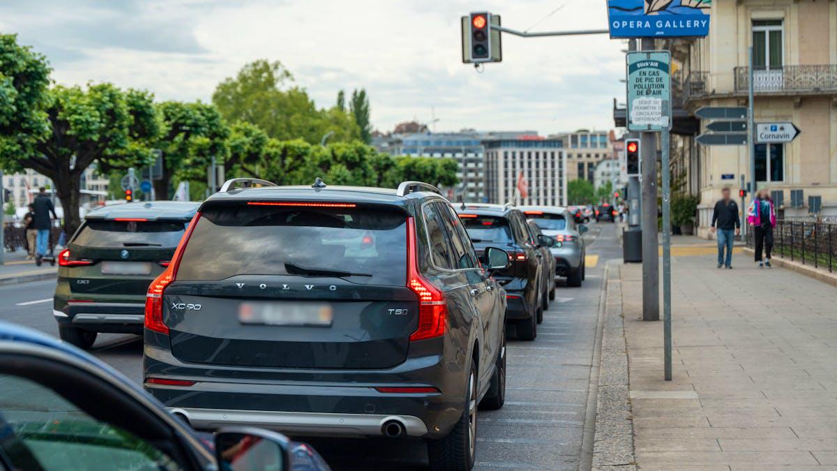 Congestion à Genève: 6 jours perdus chaque année dans les bouchons