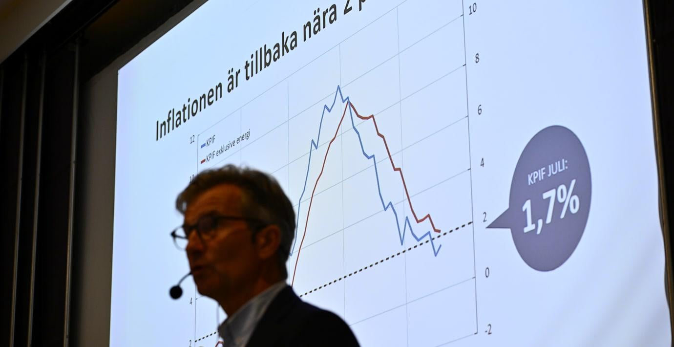 Experter: Kronans styrka kan ge för låg inflation