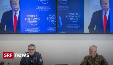 Trump lands on Wed, 21.01. At Zurich Airport