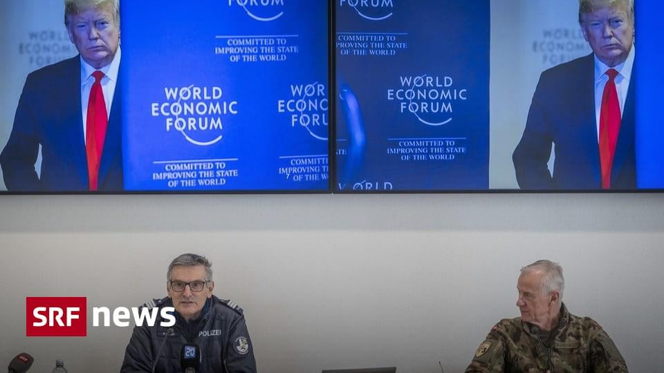 Trump lands on Wed, 21.01. At Zurich Airport