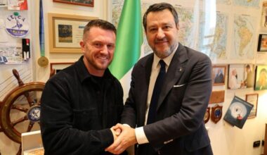 Salvini riceve il nazista Tommy Robinson, condannato per droga, frodi e stalking