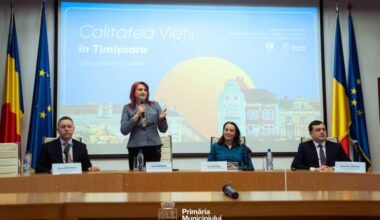 Timiș: Trei sferturi dintre timișoreni consideră că orașul merge într-o direcție bună (sondaj)