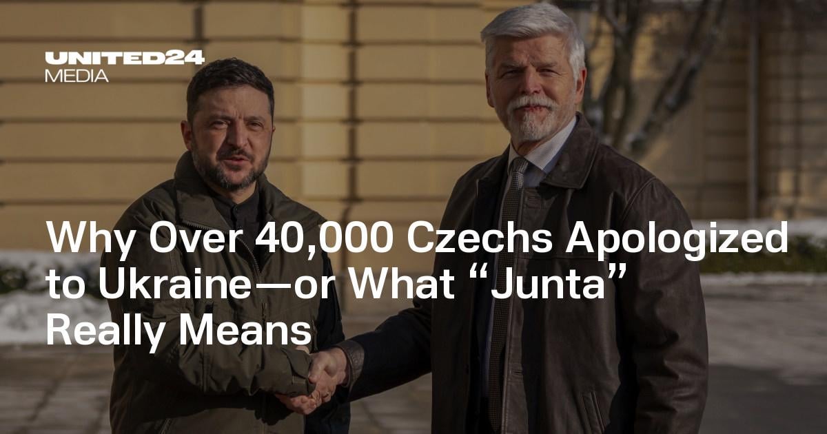 Why Over 40,000 Czechs Apologized to Ukraine—or What “Junta” Really Means