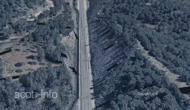 Recreación por TV3 de el accidente en Adamuz