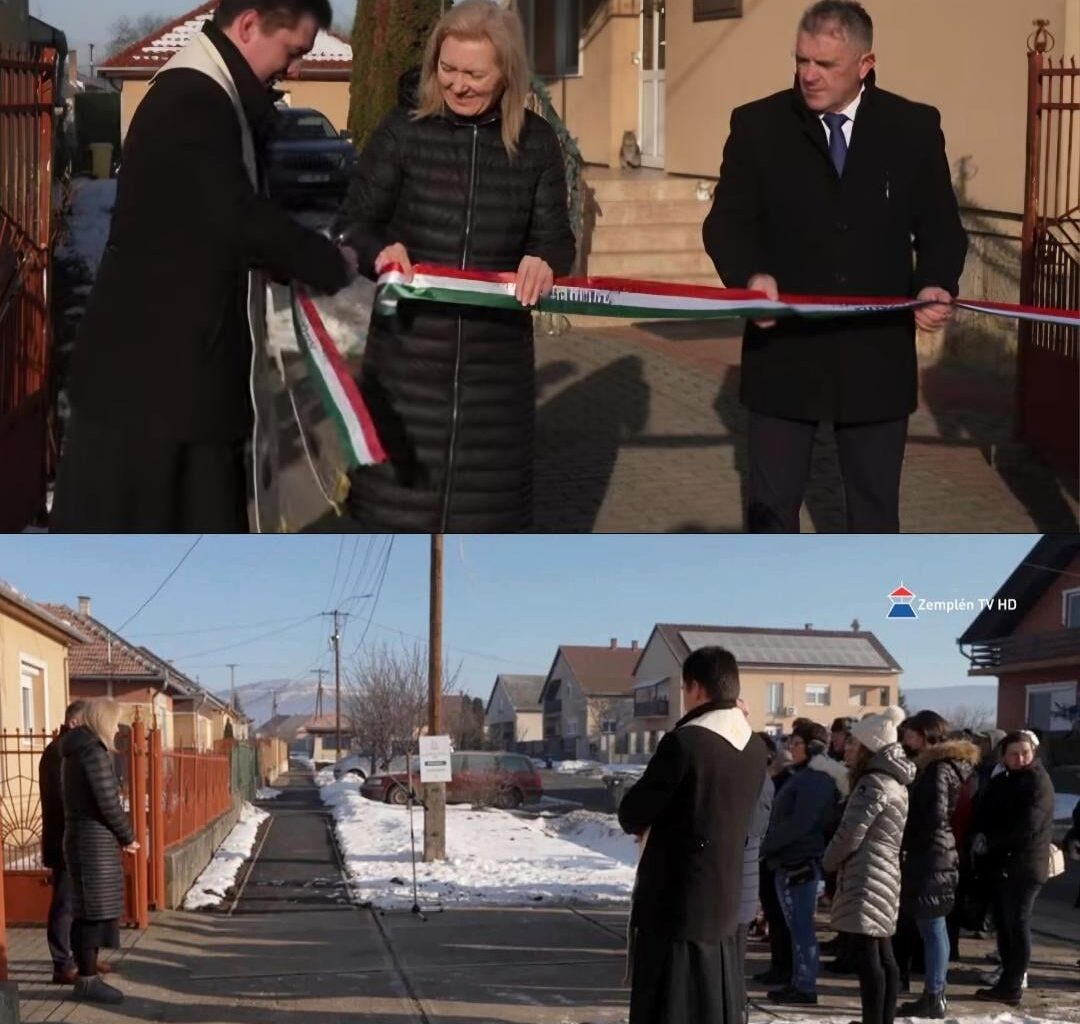 A 890 fős Rátka községben a Borsod megyei közgyűlés fideszes elnökének jelenlétében adtak át egy felújított járdaszakaszt, természetesen egy pap meg is szentelte, szalagátvágás is volt