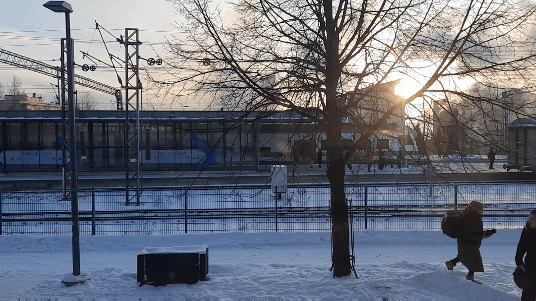 Steam Locomotive Ukko-Pekka is on the way to Helsinki