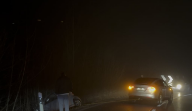 Foggy weather in Zurich