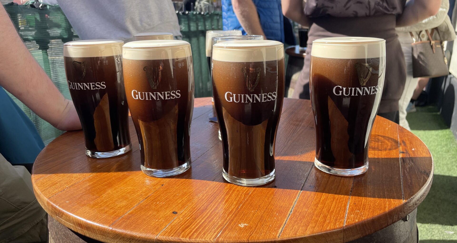 Photo I took during the summer… Bring back creamy pints in the sun!