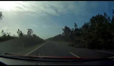 Video de uma viagem na A8 perto de Leiria, ontem de manhã.