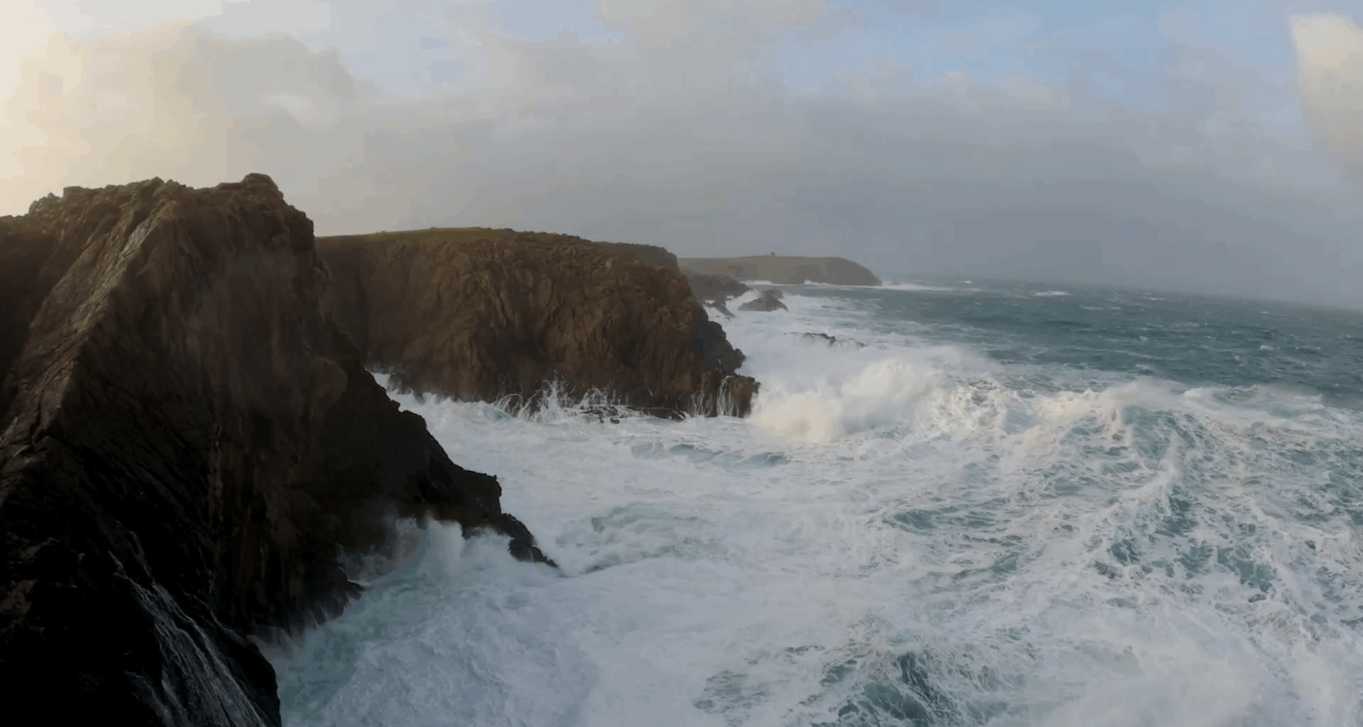 Stormy seas on Tory Island