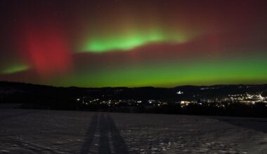 Nordlichter über Oberösterreich