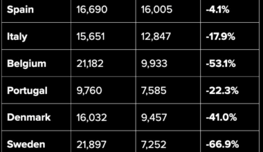 Norway is the most pro-ELON company and where he saw the biggest sales gain.