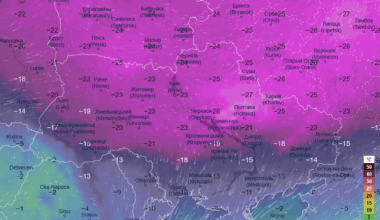 Temperatures around the turn of next week – the strongest cold spell of this winter so far is expected.