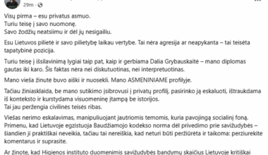 Barkutė toliau nestabdo