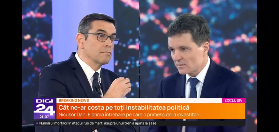 Nicusor Dan - "Lucrul cel mai important este ca scazut puterea de cumparare. Am avut o inflatie de 10%, asta inseamna ca cumparam cu 10% mai mult"