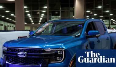 Number of US-style pickup trucks on UK roads up 92% in a decade, data shows