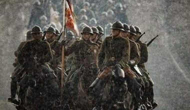 Polish cavalry from the reenactment of the Battle of Krajanka.